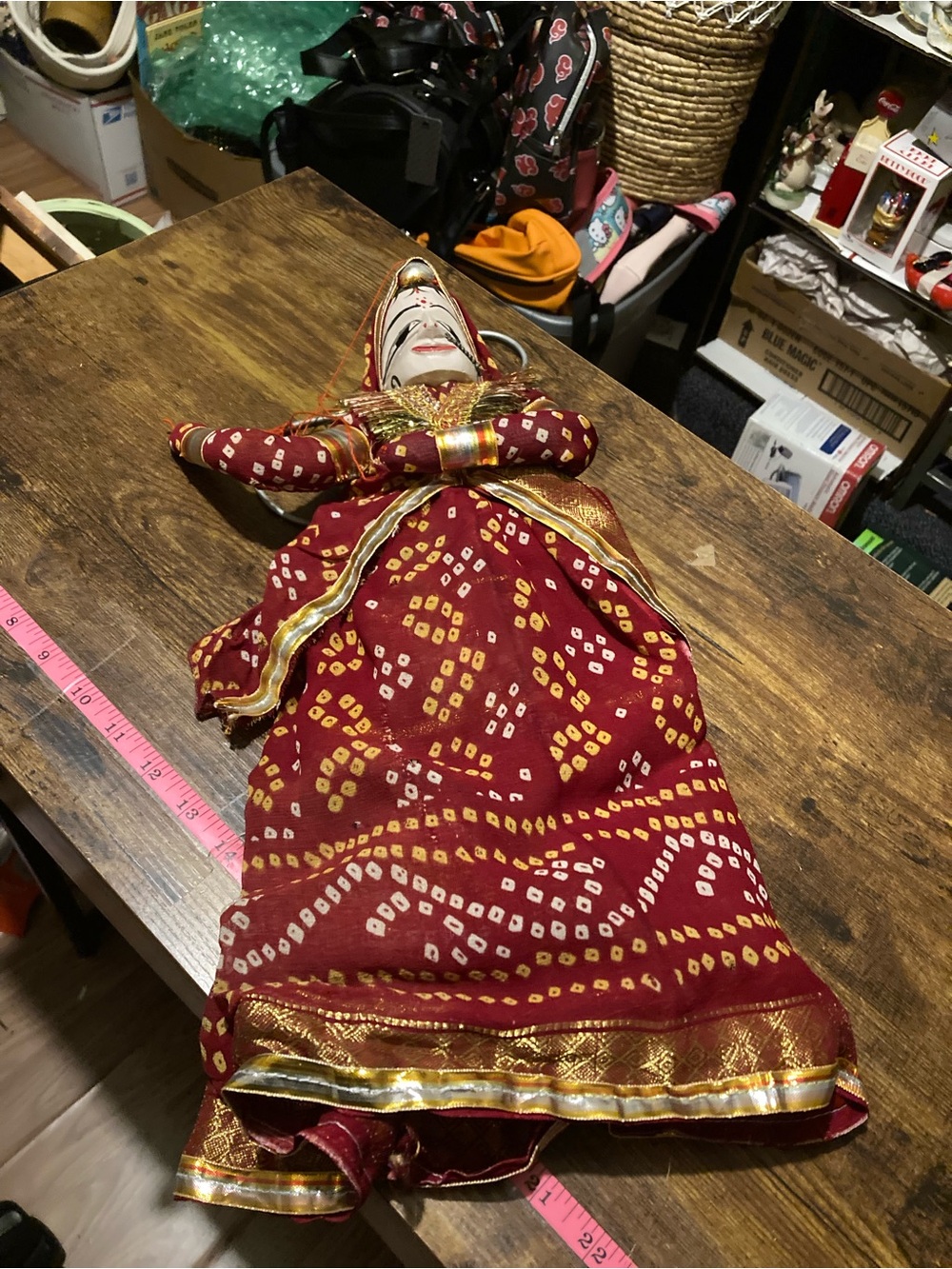 Handcrafted 18" string puppet